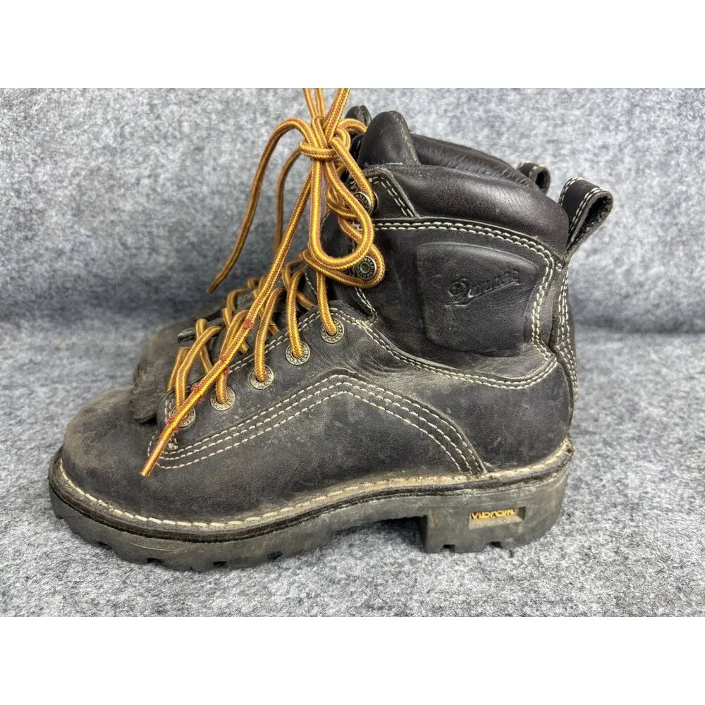 Danner Quarry 3.0‎ Boots Mens Size 4 Brown Vibram Sole Work Hiking Leather USA